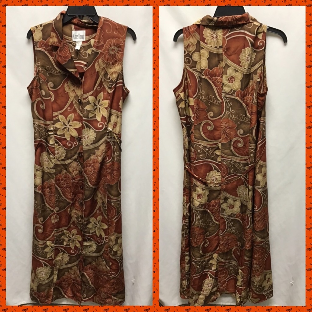 Strap Long Duster Dress